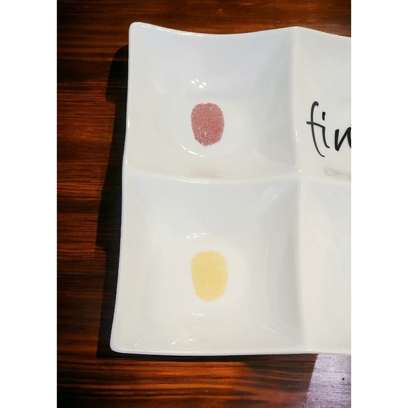 Fitz and Floyd FINGER FOODS SNACK TRAY - Picture 2 of 8